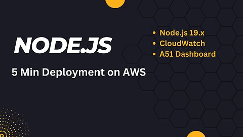 Development stack deployment for Node.js 19.5 on Amazon AWS