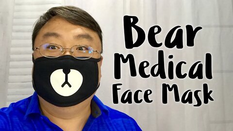 Cute Black Bear Anti-Dust Cotton Mouth Face Respirator Mask Review