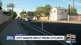 City of Phoenix seeking input from cyclists on roadways