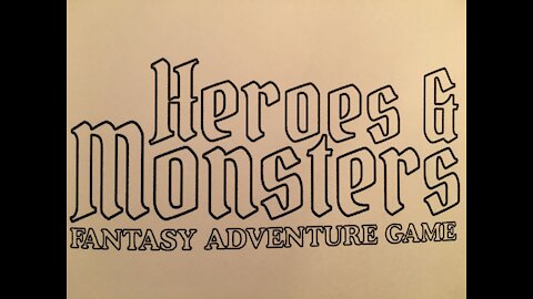 Heroes & Monsters - JDR en Bref