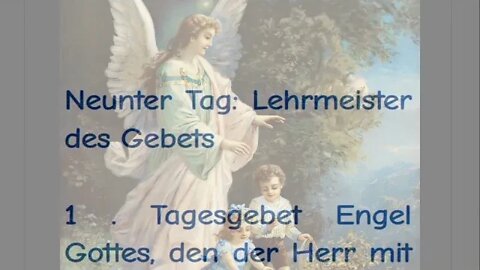 Neunter Tag: Lehrmeister des Gebets