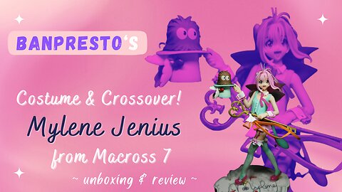 Banpresto Macross 7 30th Anniversary SQ Figure Mylene Jenius unboxing! #animefigure #unboxing