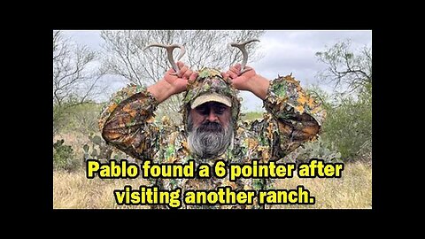 vLog: Where are all the animals? Visit cousins ranch and found a 6 pointer.