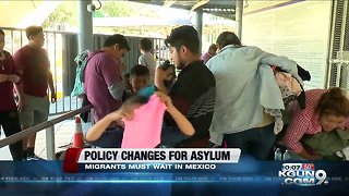 Migrants seeking asylum must now wait in Mexico