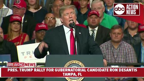 President Trump rally in Tampa part 1