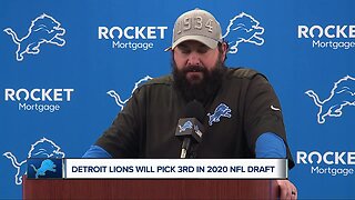 Detroit Lions will pick 3rd in 2020 NFL Draft