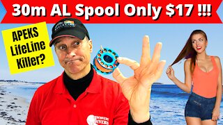 30m AL Spool Review - $17 AliExpress! - Apeks LifeLine Killer? - (SCUBA DIVING TIPS & TRICKS)