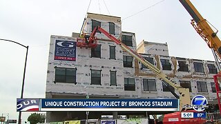 Unique construction project being built near Broncos stadium