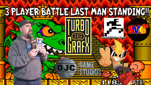 TURBOGRAFX BATTLE - Live with DJC - Featuring SuperMegaGrafx64 & The Intellivision Gamer