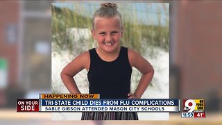 Child dies from flu complications