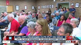 Cal City proposed budget cuts put on hold