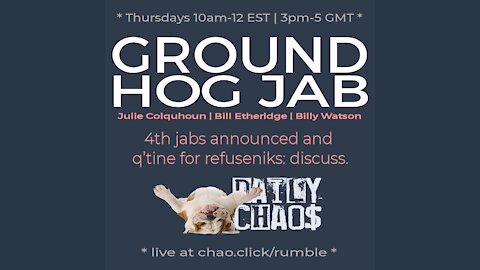 GROUNDHOG JAB (audio fixed) ~ Daily Chaos