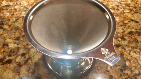 Stainless Steel Pour Over Hand Coffee Dripper by Coronado Home review