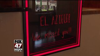 Restaurants welcome customers back after reopening