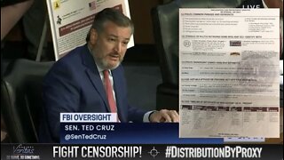 BREAKING: Sen Ted Cruz Cites Project Veritas FBI Leak When Questioning FBI Director Christopher Wray