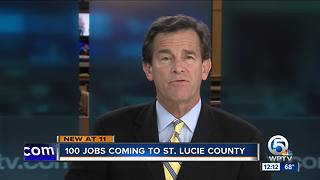 100 jobs coming to St. Lucie County