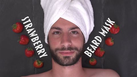 Get your beard handsomely hairy with a fruity face mask