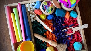 Create your own sensory bin for your preschooler