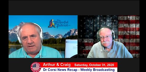 Arthur & Craig RECAP Corsi Nation Broadcasting for the Week of 10-26-20 - 10-31-20