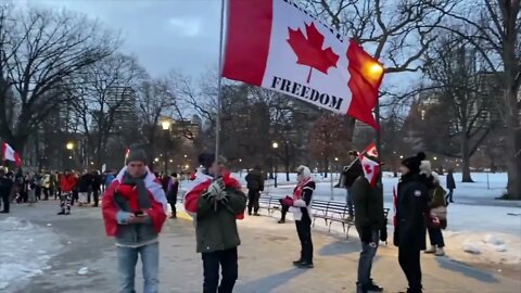 Canadians Gather Peacefully *PROOF*