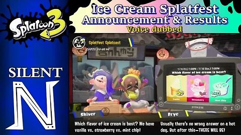 Ice Cream Splatfest Announcement and Results (voiced and edited)