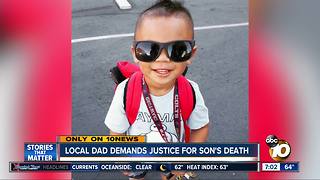 Local dad demands justice for son's death