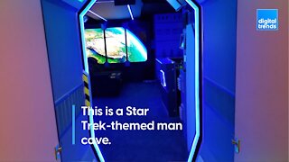 Live long and prosper in this Star Trek man cave