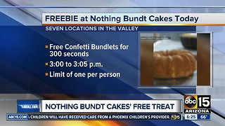 Get a FREE bundt cake on Tuesday