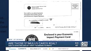 Are those stimulus payment cards real or fake?