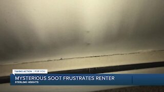 Mysterious soot on walls, ceiling leaves woman frustrated with apartment management
