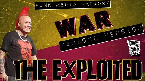 The Exploited - War (Karaoke Version) Instrumental - PMK