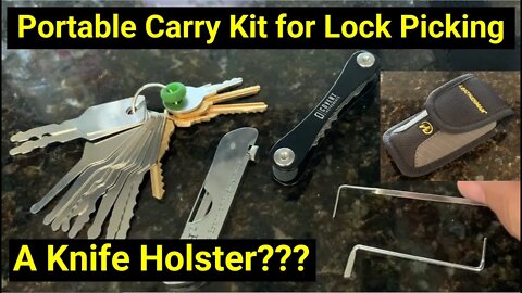 🔒Lock Picking ● Carry Your Portable Lock Picking Sets Using a Leatherman Holster
