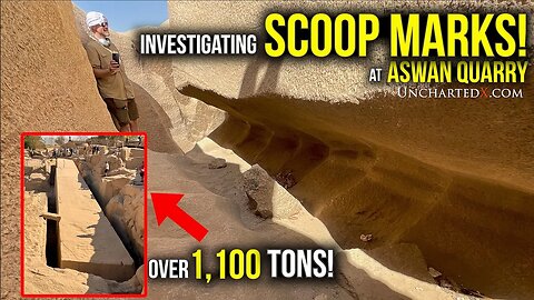 The 1100 ton Unfinished Obelisk - Carved with Pounding Stones? An UnchartedX Investigation!