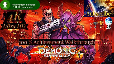 Demonic Supremacy 100% Achievement / Trophy Walkthrough Guide Using Cheats (Xbox Series X Gameplay)