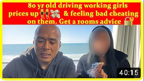 80yr old driving working girls prices up💸👯‍♂️ & feeling bad cheating on them. Get 2 rooms advice🔐
