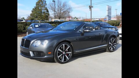 2014 Bentley Continental GTC V8 Start Up, Exhaust, and In Depth Review