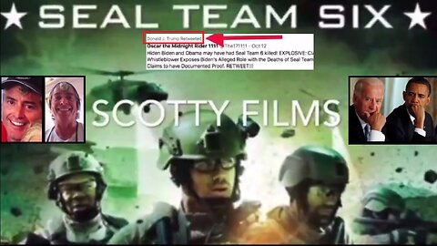 🚨 Obama, Biden Had Seal Team Six Killed - Video by SCOTTY FILMS (4.28.23)