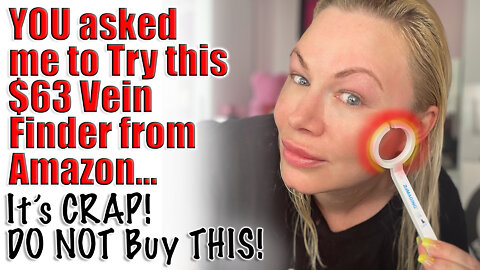 The $63 Vein Finder from Amazon... will it work? | Code Jessica10 saves $$$ at All Approved Vendors