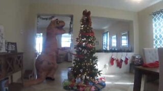 Tyrannosaurus rex ødelegger julen!