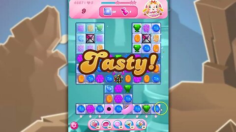 Candy Crush Level 4667 Talkthrough, 23 Moves 0 Boosters