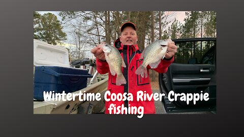 Wintertime Coosa River Crappie Fishing(Catch, Clean & Cook)