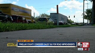 Pinellas County considers sales tax for road improvements