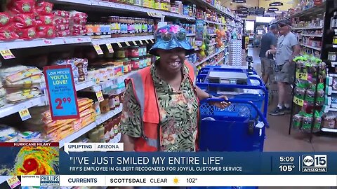 ‘I've just smiled my entire life’ Gilbert Fry’s employee recognized for joyful customer service