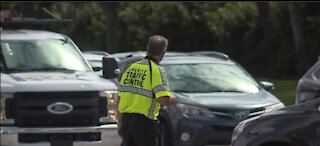Drivers witness gas line explosion on Florida's Turnpike near Lake Worth Beach