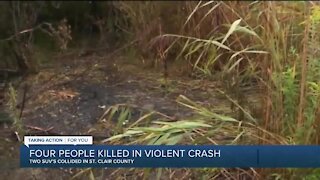 4 killed in 2-car crash near Algonac