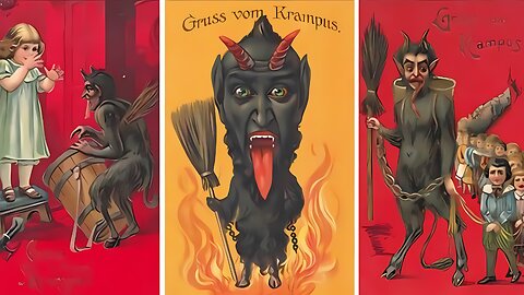 Meet Krampus ~ The Hidden Occult History of Christmas ~ Santas Reptilian Punisher of Children