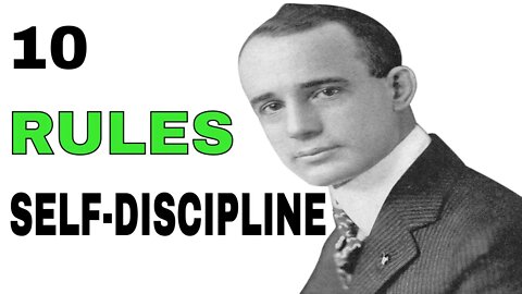 10 SELF DISCIPLINE RULES : NAPOLEON HILL