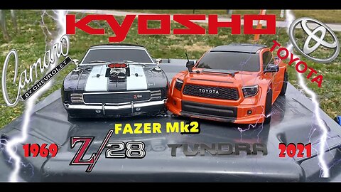 Kyosho Fazer MK2 1969 Chevy Camaro Z 28 2021 Toyota Tundra Inferno Speed Test