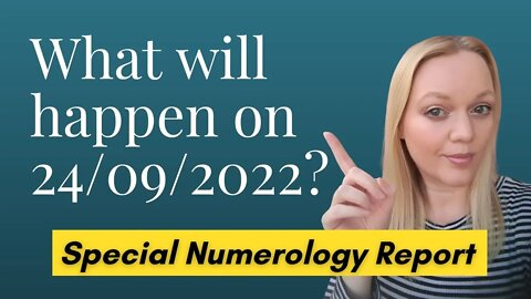 24/9/22 What does this date mean? #numerology #tarot