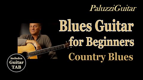 Country Blues Guitar Lesson for Beginners [Pentatonic Major Scale Riffs]